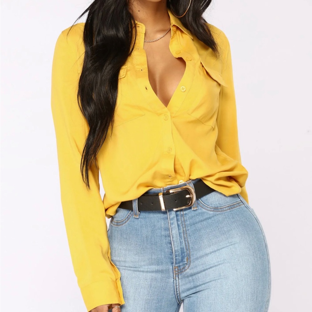 Yellow Work Shirt
